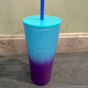 Starbucks Blue and Purple Drinkware Tumbler